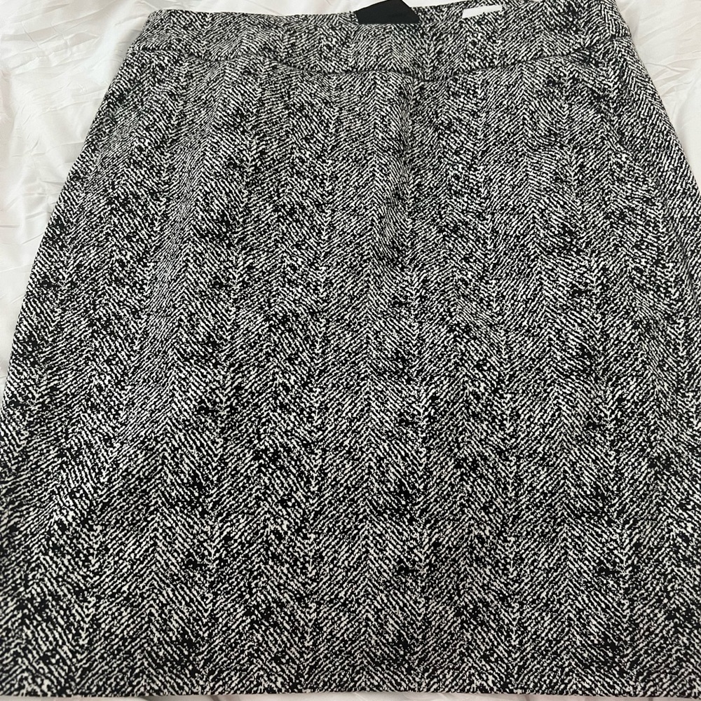 Cabi black and white pencil skirt
